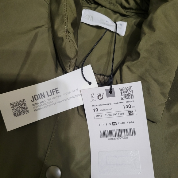 Zara Boys Jacket Size 10 - Picture 2 of 2